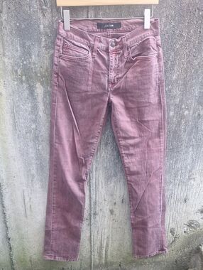Joe's Jeans straight narrow Jeans Mahogany  distressed wash SZ 28